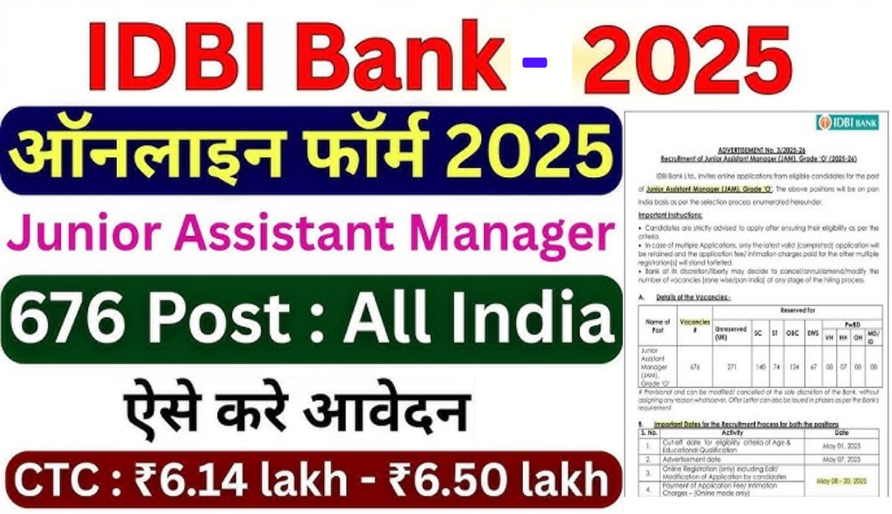 IDBI Bank Recruitment 2025